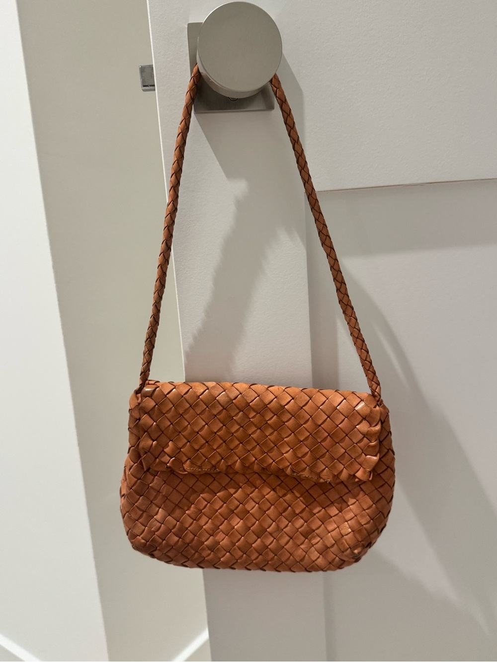 Loeffler Randall Billie Woven Leather Shoulder Bag - Picture 2 of 16